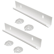 4Pcs White Braiding Hair Organizer Hair Extension Holder for Styling