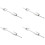 4Sets Easy Clean Stainless Steel Rotating Chicken Grill Forks 5