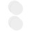 4 Pack White Silicone Steamer Mats Reusable Non-Stick Kitchen Liners 5
