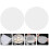 4 Pack White Silicone Steamer Mats Reusable Non-Stick Kitchen Liners 9