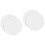 4 Pack White Silicone Steamer Mats Reusable Non-Stick Kitchen Liners 4