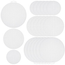 90Pcs Portable Plastic Canvas Sheets Multi-Use Stitchwork Accessory