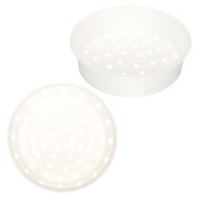 6Pcs Steamer Basket Insert for Pot White Kitchen Rack for Vegetables