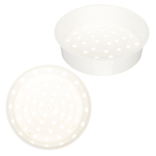 6Pcs Steamer Basket Insert for Pot White Kitchen Rack for Vegetables