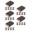 50Pcs Multi Sand Sponge Blocks Home Use Polisher Sanding Kit Durable 6