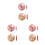6Pcs Inflatable PVC Glitter Sequin Beach Balls for Pool and Beach Fun 6