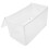 3Pcs White Clothes Organizer with Handle Zipper for Wardrobe 2