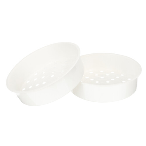 6Pcs Steamer Basket Insert for Pot White Kitchen Rack for Vegetables 1