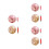 6Pcs Inflatable PVC Glitter Sequin Beach Balls for Pool and Beach Fun 7