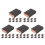 50Pcs Multi Sand Sponge Blocks Home Use Polisher Sanding Kit Durable 5