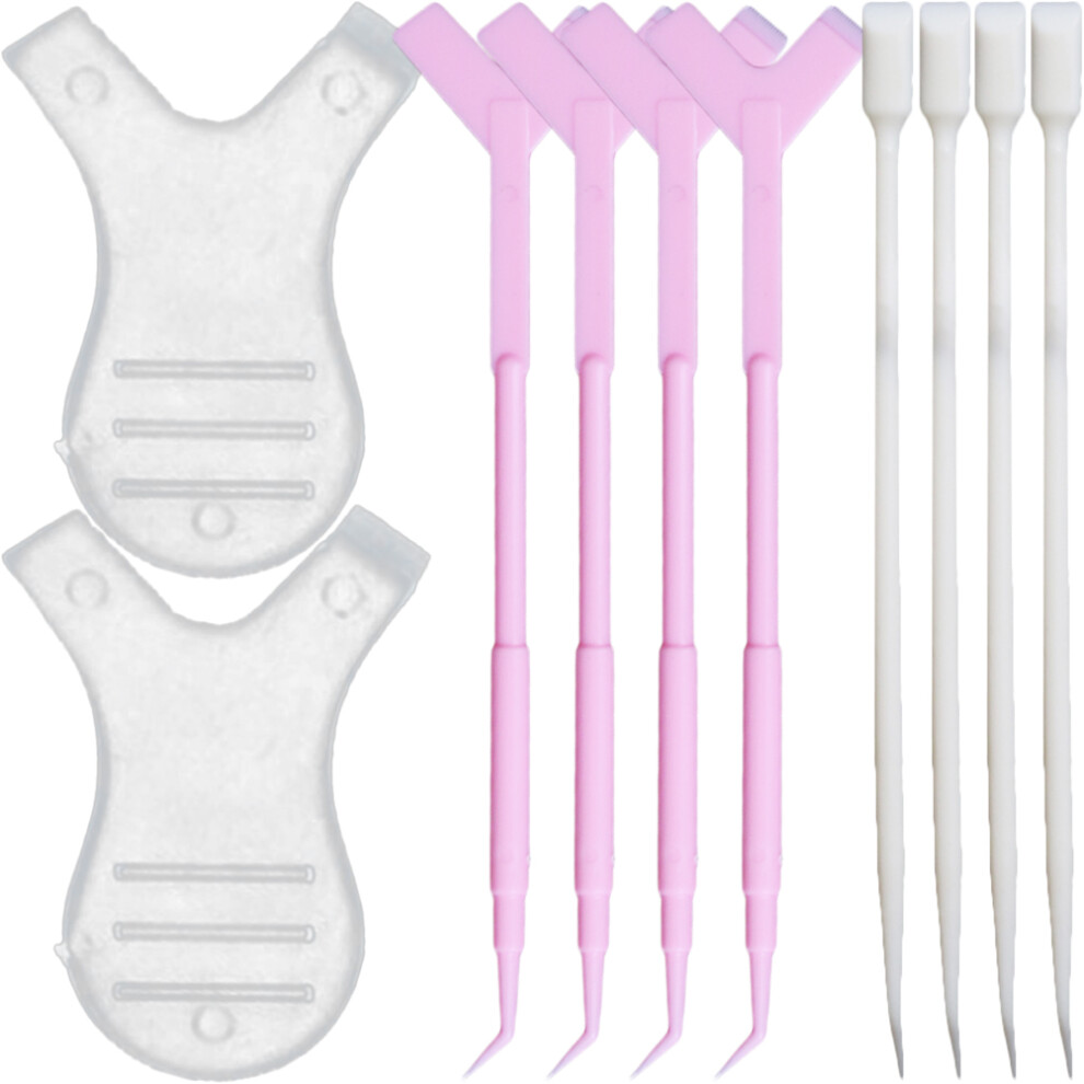 Iplusmile 300Pcs Eyelash Extension Kit Plastic Lash Lifting Tools Assorted Color