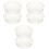 6Pcs Steamer Basket Insert for Pot White Kitchen Rack for Vegetables 5