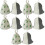 10Pcs Comfortable Thick Sauna Hats with Lanyard for Home Bath Use 7