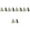 10Pcs Comfortable Thick Sauna Hats with Lanyard for Home Bath Use 4