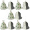 10Pcs Comfortable Thick Sauna Hats with Lanyard for Home Bath Use 8