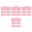 64Pcs Premium Covers Masks for Flight and Camping 7