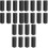 150Pcs Black Empty Lipstick Wrapping Boxes Paper Boxes for Cosmetics 3