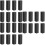 150Pcs Black Empty Lipstick Wrapping Boxes Paper Boxes for Cosmetics 7