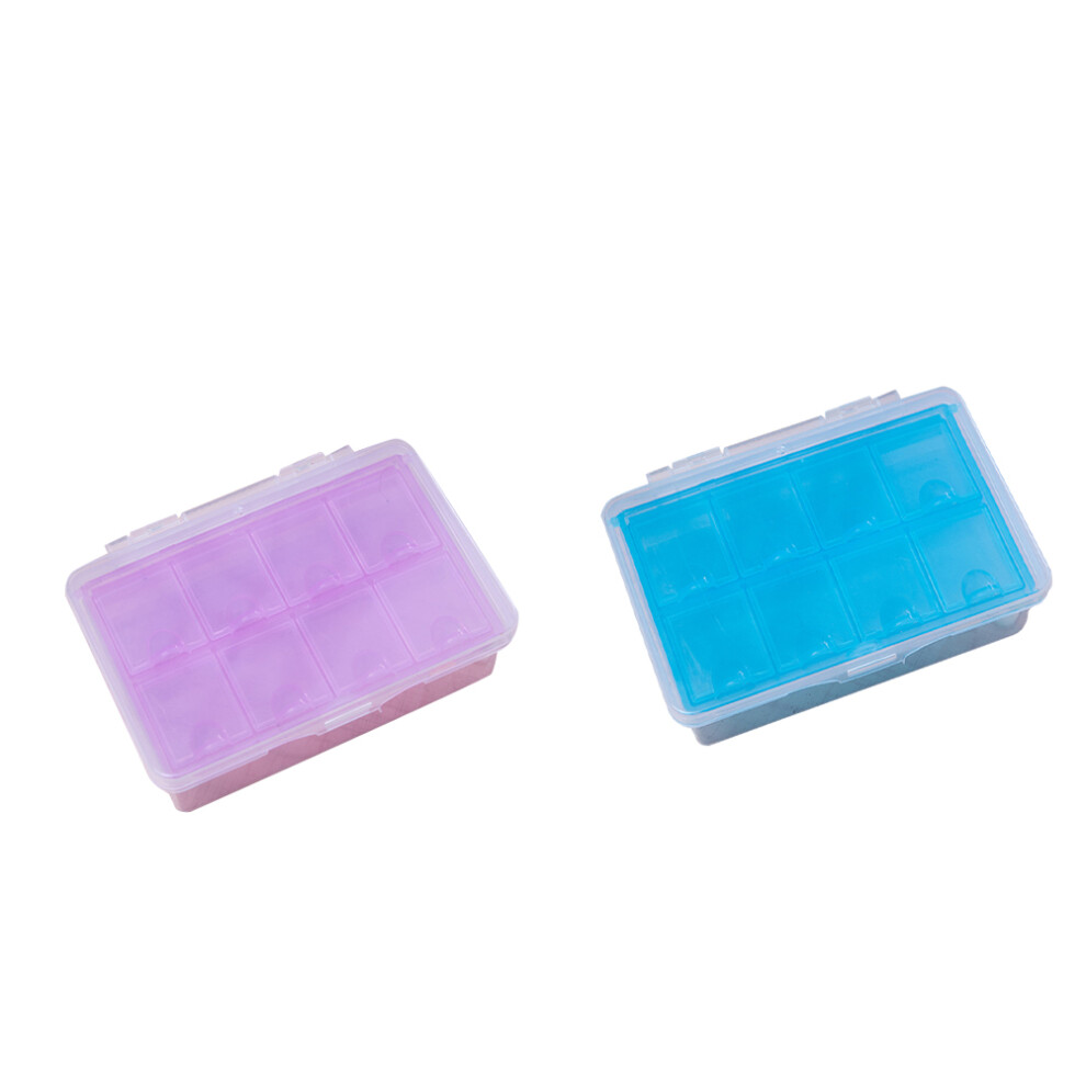 Iplusmile 4Pcs Durable Storage Case Portable Sealed Organizer Assorted Colors