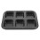 4Pcs Non-Stick Black Square Muffin Pan Mini Loaf Baking Mold for Cake 1