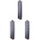 3Pcs Foldable Grey Hanging Bag 10 Layers Storage Organizer for Clothes 2