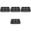 4Pcs Non-Stick Black Square Muffin Pan Mini Loaf Baking Mold for Cake 3