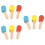 9St Kids Castanets Set Gekleurde Percussie Speelgoed 7