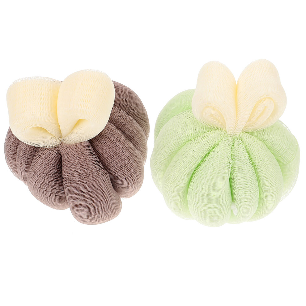Iplusmile 4Pcs Durable Pe Bathing Skin Scrubber Foaming Shower Loofah Ball