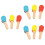 9St Kids Castanets Set Gekleurde Percussie Speelgoed 6