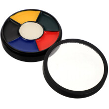 5St Halloween Make-Up Pigment 6 Kleuren Waterbasis Droog Gezicht