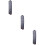 3Pcs Foldable Grey Hanging Bag 10 Layers Storage Organizer for Clothes 7