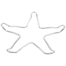 3Pcs Silver Gas Stove Rack Skid Resistant Household Pan Stand