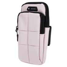 2Pcs Pink Arm Storage Pouch Phone Sleeve Running Workout Armband