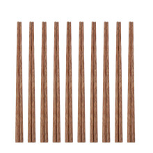 20Pairs Light Brown Wooden Chopsticks Reusable Safe for Kitchen Use