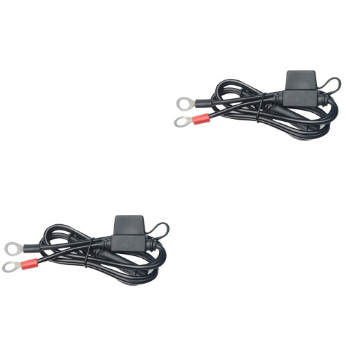 2Pcs Heavy-Duty Sae Battery Power Cable Black Solar Panel Connection 2
