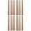 20Pairs Light Brown Wooden Chopsticks Reusable Safe for Kitchen Use 4