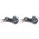 2Pcs Heavy-Duty Sae Battery Power Cable Black Solar Panel Connection 2