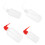 20Pcs Plastic Wash Bottles Assorted Colors Flexible Elbow Tip Squeeze 1
