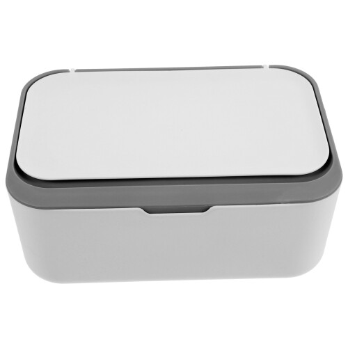 3Pcs Portable Wipes Dispenser Nursery Storage Dark Grey PP 2