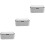 3Pcs Portable Wipes Dispenser Nursery Storage Dark Grey PP 7