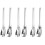 3Sets Silver Stainless Steel Salad Serving Fork Spoon Kitchen Utensils 3
