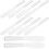 50Pcs Durable White Silicone Cosmetic Mixing Spatulas for Makeup 2