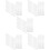 50Pcs Durable White Silicone Cosmetic Mixing Spatulas for Makeup 9