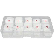 2000Pcs Light Yellow Full Cover False Nails Nail Tips for Nail Art