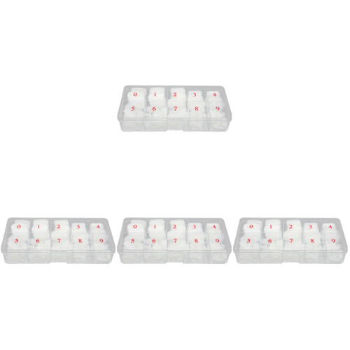 2000Pcs Light Yellow Full Cover False Nails Nail Tips for Nail Art 1