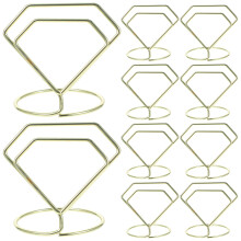 20Pcs Card Holders Carbon Steel Memo Clips for Decoration