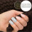 2000Pcs Light Yellow Full Cover False Nails Nail Tips for Nail Art 9