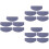 3Sets Indoor Grey Stair Step Carpets Soft Durable Self-Adhesive Mats 6