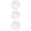 3Pcs Transparent Plastic Sweet Jars with Lids Hexagonal Snack Storage 10