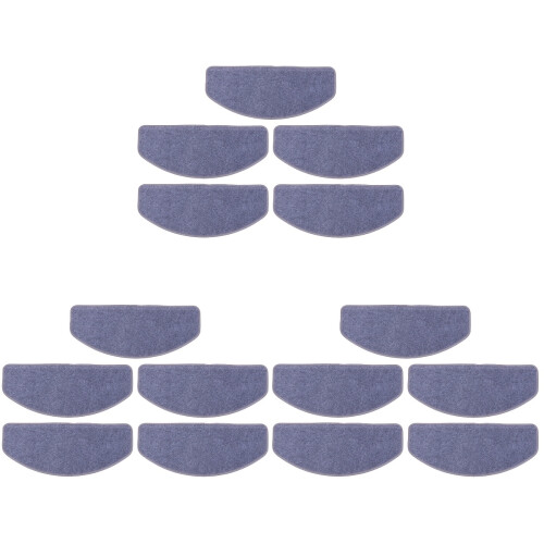 3Sets Indoor Grey Stair Step Carpets Soft Durable Self-Adhesive Mats 1
